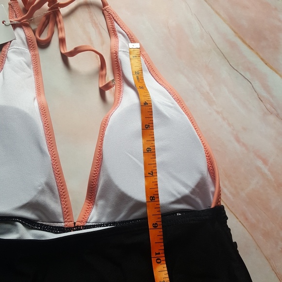 π Pink & Black Colorblock One Piece - Picture 7 of 8